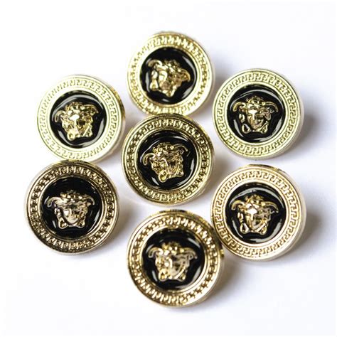 versace buttons replacement|versace button up.